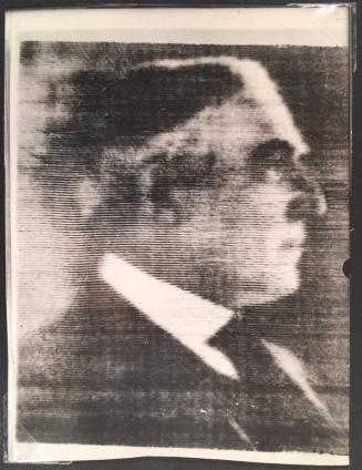 [Portrait of President Warren G. Harding Received by Radio from a Distance]