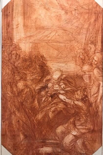 Study for La Naissance de la Vierge (The Birth of the Virgin)