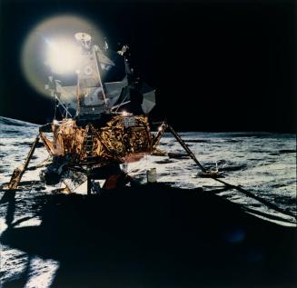 Mission: Apollo-Saturn 14, January 31–February 9, 1971: Lunar module, Antares, on lunar surface