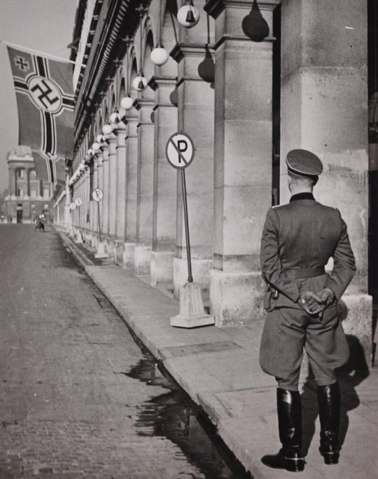 Swastika Flags Over the Requisitioned Hotel Continental