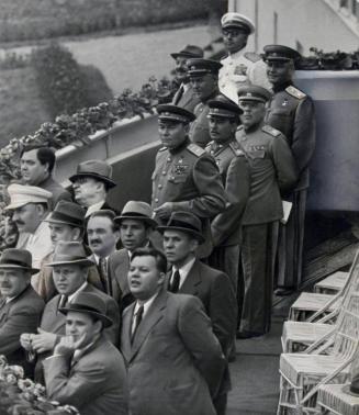 Stalin and Other Communist Party Officials, Aviation Parade, Tushino, Russia