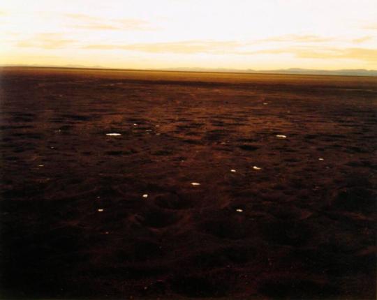 View of Water-filled Craters from Lone Rock