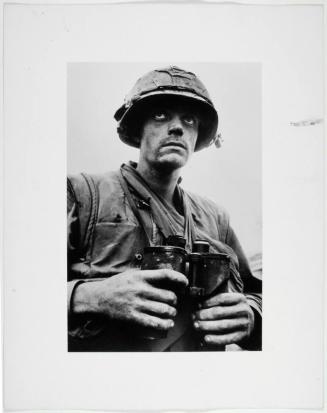 Shell-shocked soldier awaiting transportation away from the front line,  Hue, Vietnam, All Works