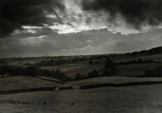 Sundown over Somerset, England