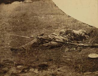 A Union Soldier Killed by a Shell at Gettysburg, July 3, 1863