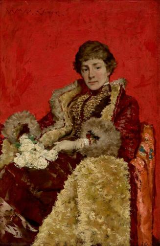 The Red Sash, also known as Portrait of the Artist's Daughter by William  Merritt Chase Painting Reproduction