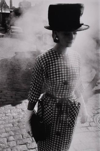 New York. Harpers Bazaar. Model with steam (c)