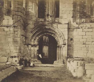 Portico Lindisfarne Abbey
