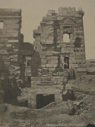 Thebes, Medinet Habou, Facade Septentrionale du Gynecee de Ramses Meiamoun