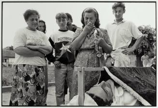 Families and neighbors of the Bosnian troops who died in the battle for Brcko grieved at the funerals which occurred almost daily