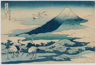 Thirty-Six Views of Mt. Fuji: Umezawa Hamlet-fields in Sagami Province