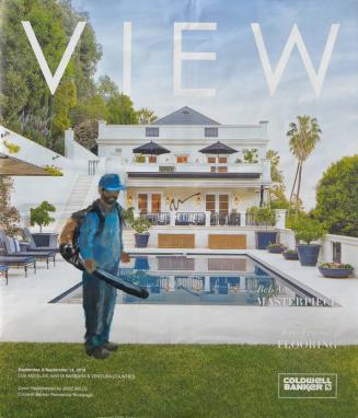 VIEW, Man with a leaf blower (Bel-Air masterpiece)