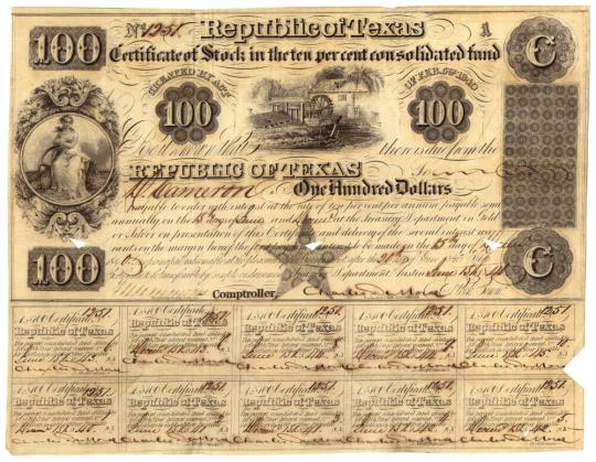 Stock Certificate