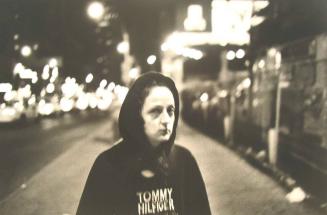 Woman with Two Black Eyes, 8th Ave., Times Square