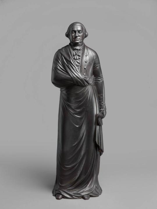 Radiator Parlor Stove modeled as a figure of George Washington