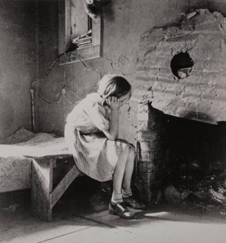 Resettled farm child from Taos Junction to Bosque Farms project, New Mexico