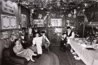 Steinbergs in their Sukkah