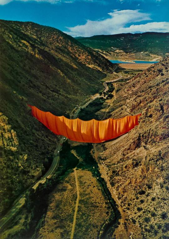 Valley Curtain, Rifle, Colorado, 1970-72