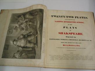 Twenty-two Plates, Illustrative of Various Interesting Scenes, in the Plays of Shakspeare [sic]