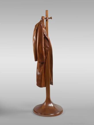 Coat Rack with Trench Coat