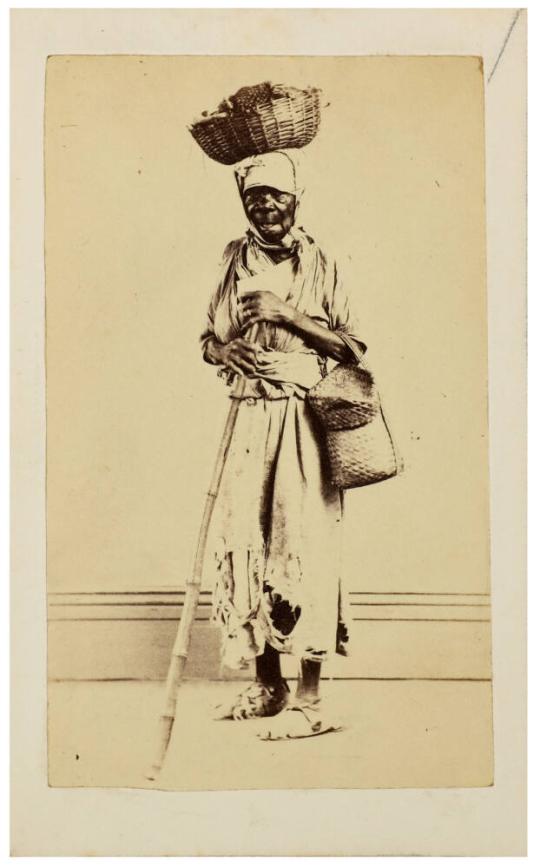 [Woman Carrying Basket on Head] | All Works | The MFAH Collections