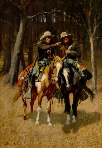 Cheyenne Scouts Patrolling the Big Timber of the North Canadian (Oklahoma)