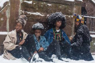 4 Queer African Women in the Snow