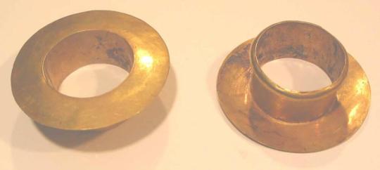 Pair of Circular Flared Ear Ornaments