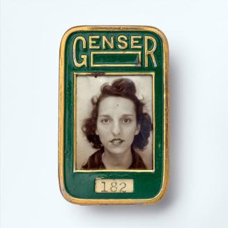 [Photographic Identification Badge from Genser]