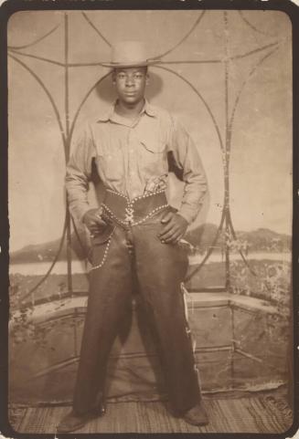 [Young Man Dressed in Cowboy Costume]