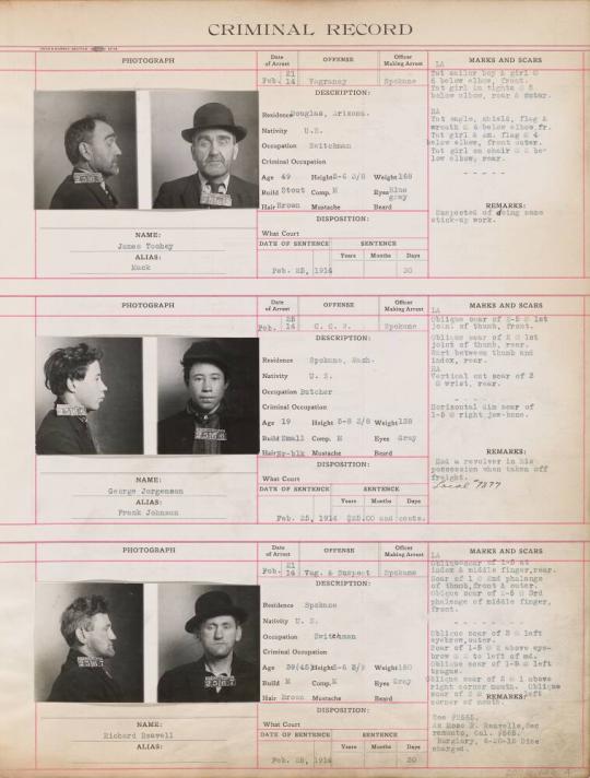 Mugshot Page | All Works | The MFAH Collections