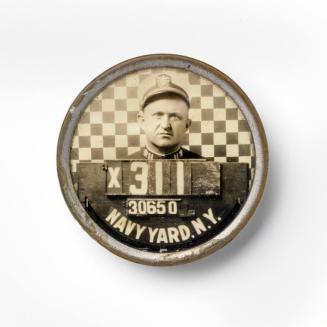 [Photographic Identification Badge from the Navy Yard, N.Y.]