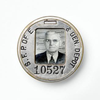 [Photographic Identification Badge for W.D. Sayer from the San Francisco Port of Embarkation and General Depot]