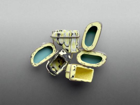 "The Architect Who Faced His 'Jardin Intérieur'" No. 14 Brooch