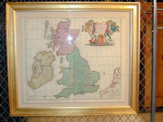 Map of England, Ireland and Scotland from "Atlas"