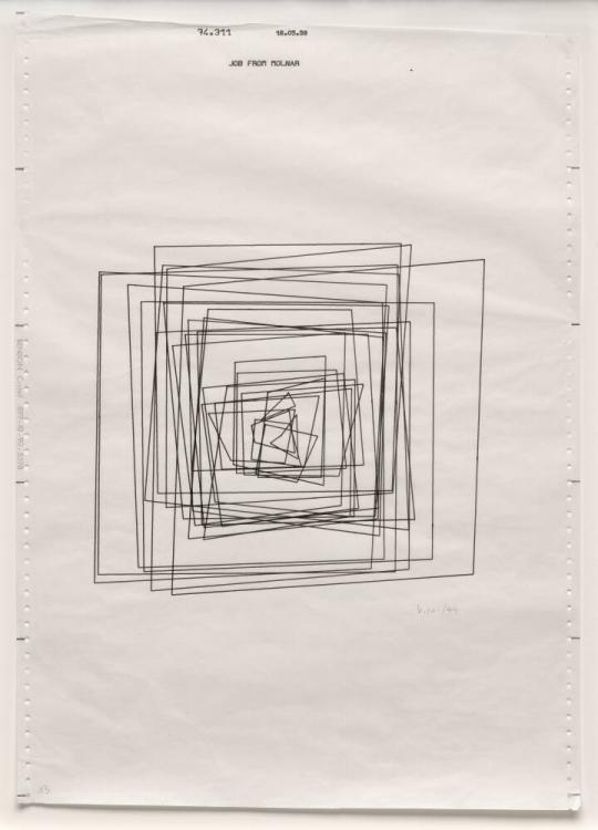 Hypertransformation of 20 Concentric Squares