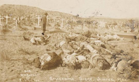 Gruesome Scene, Juarez, Mex.