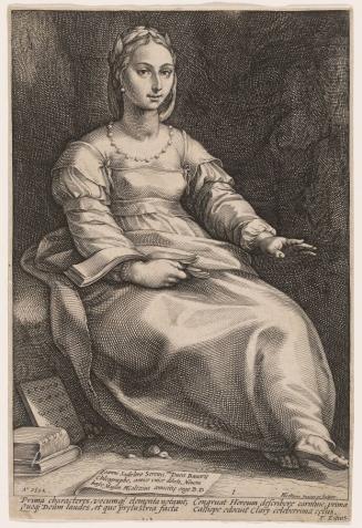 Calliope (The Muse of Epic Poetry and Eloquence), Plate 1