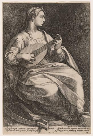 Terpischore (The Muse of Choral Singing and the Dance), Plate 5