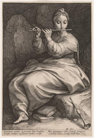 Euterpe (The Muse of Lyric Song), Plate 6