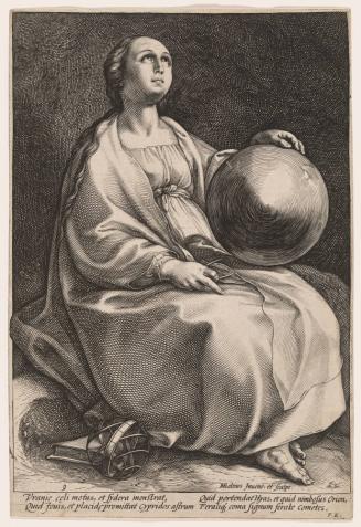Urania (The Muse of Astronomy), Plate 9