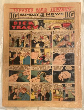 Sunday News, Comic Section, Dick Tracy