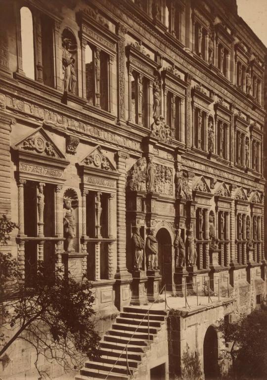 Façade du Chateau d'Heidelberg