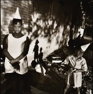 Children Wearing Party Hats, Poverty South Dallas