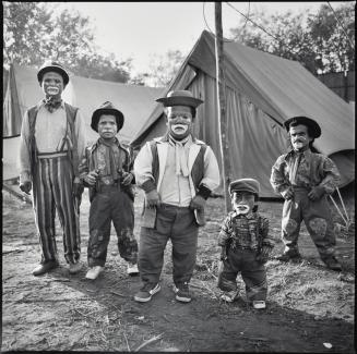 Dwarfs Line Up, Jumbo Circus, Bombay, India