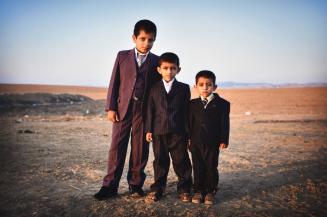 Kids at Bedouin Wedding