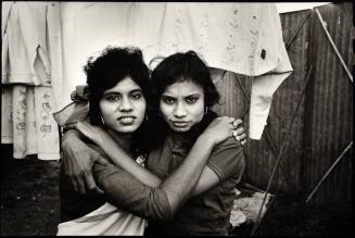 Two Girls Hugging, India