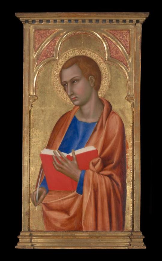 Fig. 1.2. Master of the Straus Madonna, Saint John the Evangelist, c. 1350, tempera on panel, Y ...