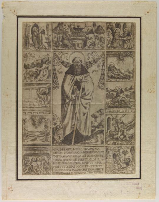 Fig. 10.3. Probably after Fra Angelico, Saint Anthony Abbot with Eleven Scenes from His Life, e ...