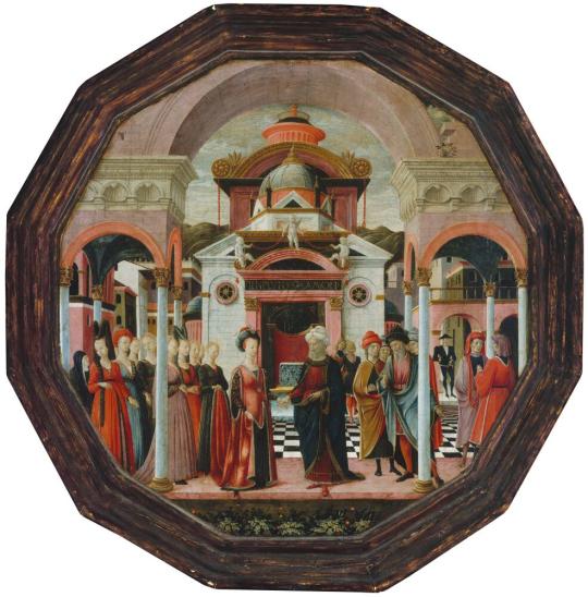 Fig. 15.1. Attributed to Francesco del Cossa, The Meeting of Solomon and the Queen of Sheba, th ...